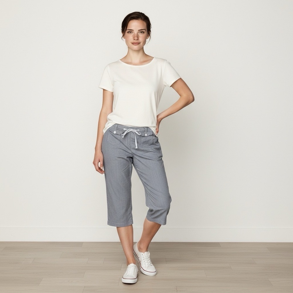 Style & Co. Cotton Crop Pants Size 12 Petite
